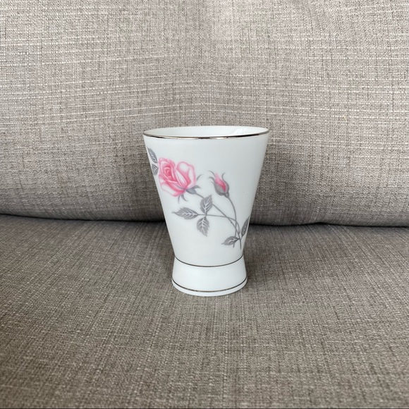 Vintage Cottagecore Pink Rose Zephyr - Deville Cup - Picture 9 of 9